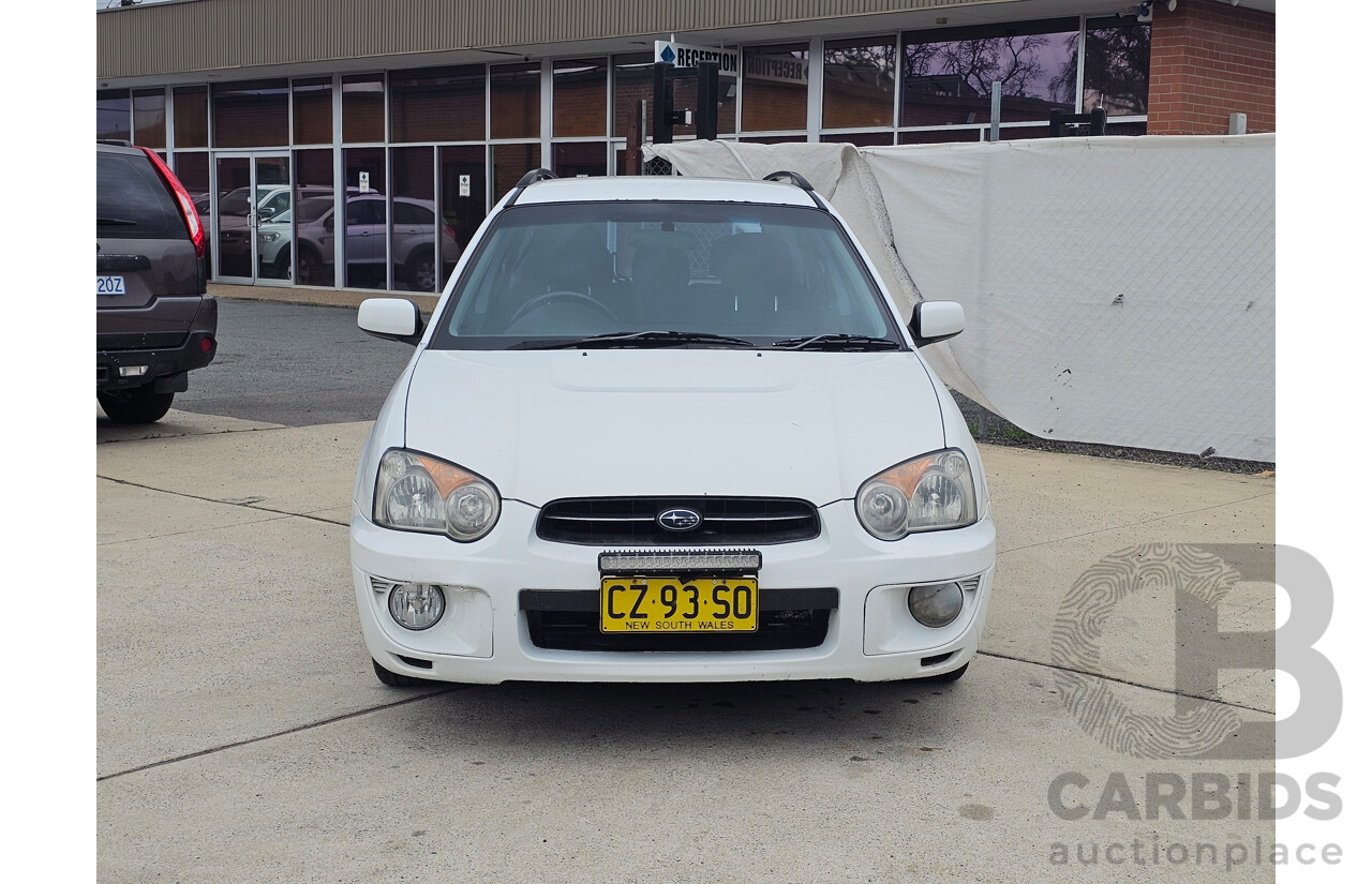 5/2003 Subaru Impreza GX (awd) MY03 5d Hatchback White 2.0L