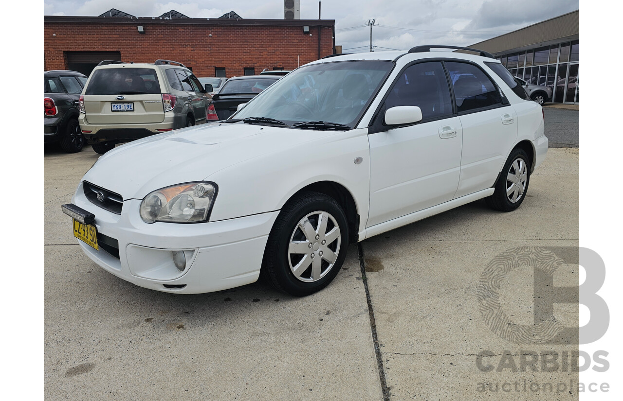 5/2003 Subaru Impreza GX (awd) MY03 5d Hatchback White 2.0L