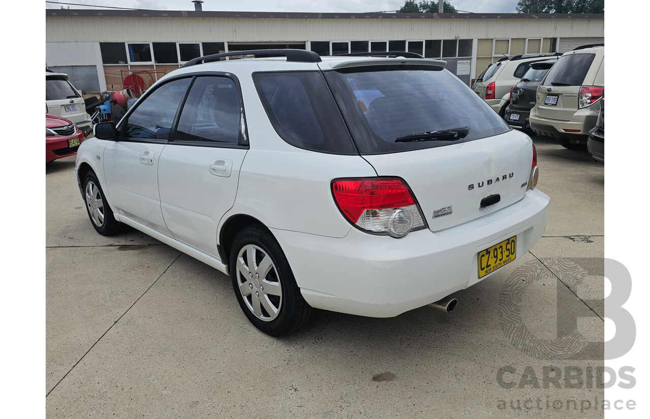 5/2003 Subaru Impreza GX (awd) MY03 5d Hatchback White 2.0L