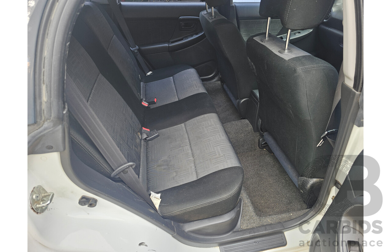 5/2003 Subaru Impreza GX (awd) MY03 5d Hatchback White 2.0L