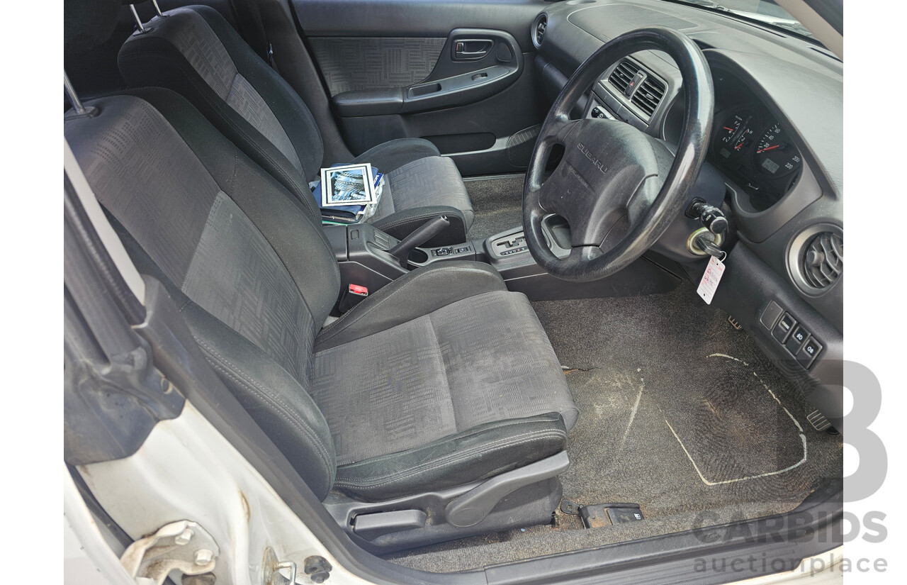 5/2003 Subaru Impreza GX (awd) MY03 5d Hatchback White 2.0L