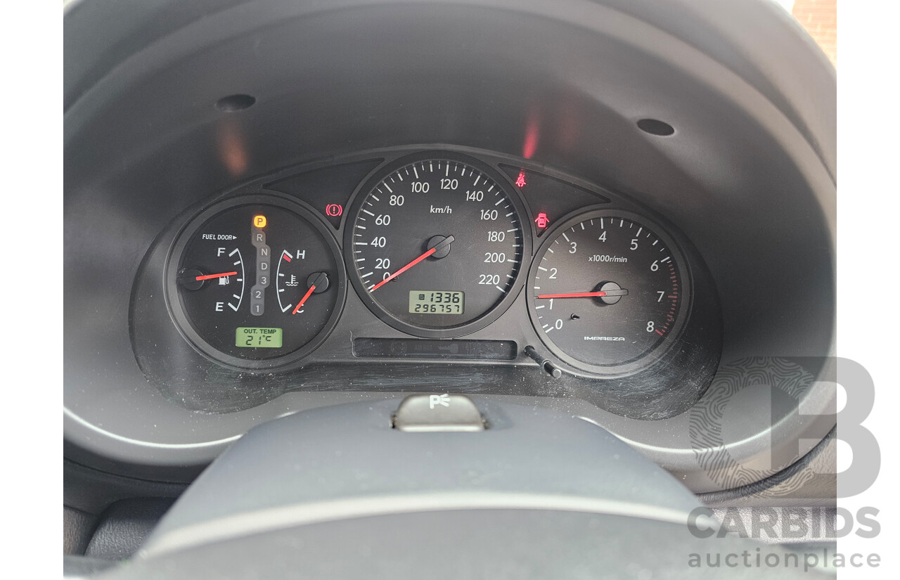 5/2003 Subaru Impreza GX (awd) MY03 5d Hatchback White 2.0L
