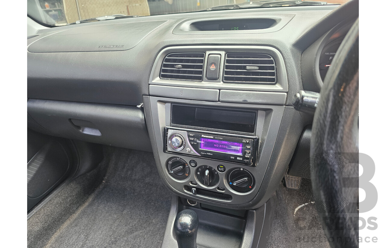 5/2003 Subaru Impreza GX (awd) MY03 5d Hatchback White 2.0L