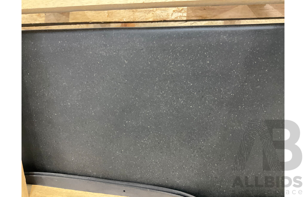 Dark Grey Terrazzo Stone Composite Bath (1700Lx800Wx510H) - ORP $4,000.00