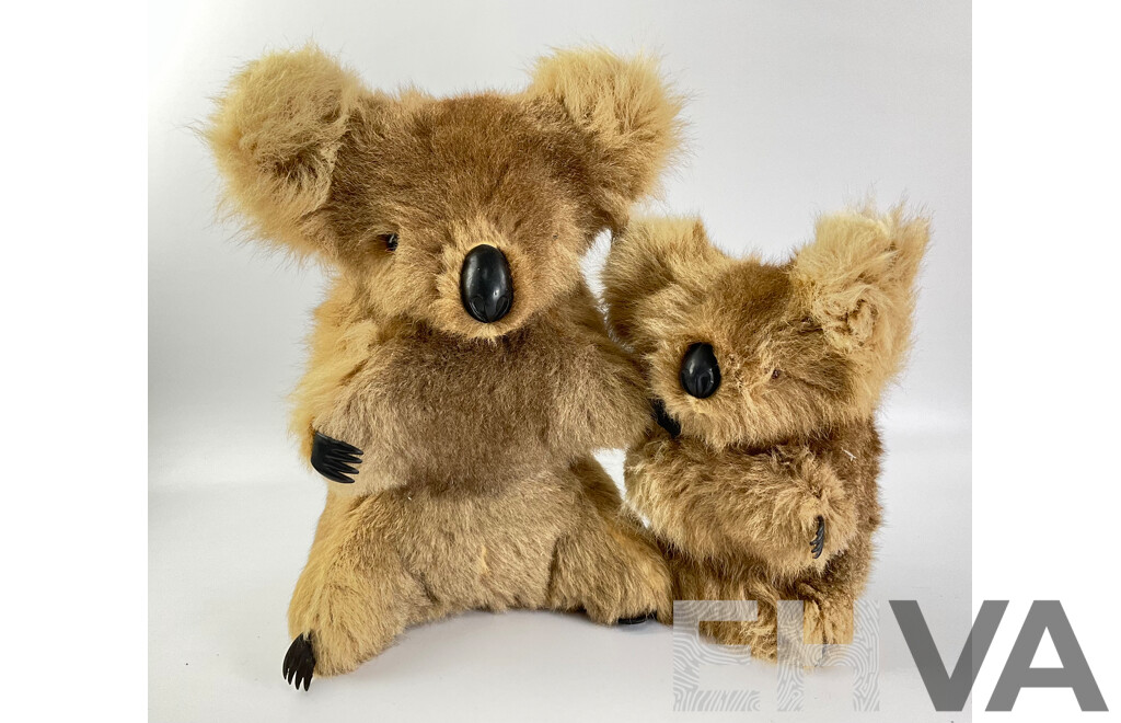 Vintage Koala Bear and Joey