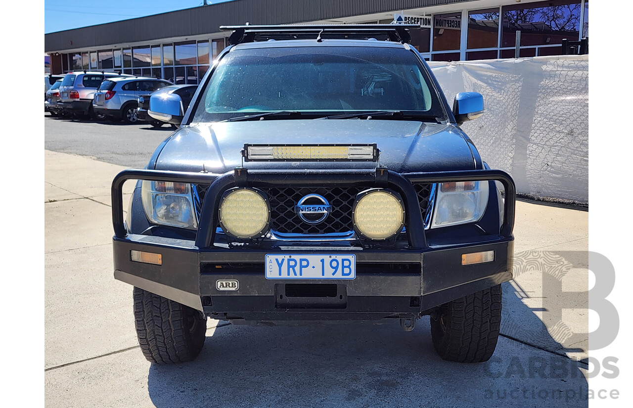 3/2009 Nissan Navara ST-X (4x4) D40 Dual Cab P/Up Grey 2.5L