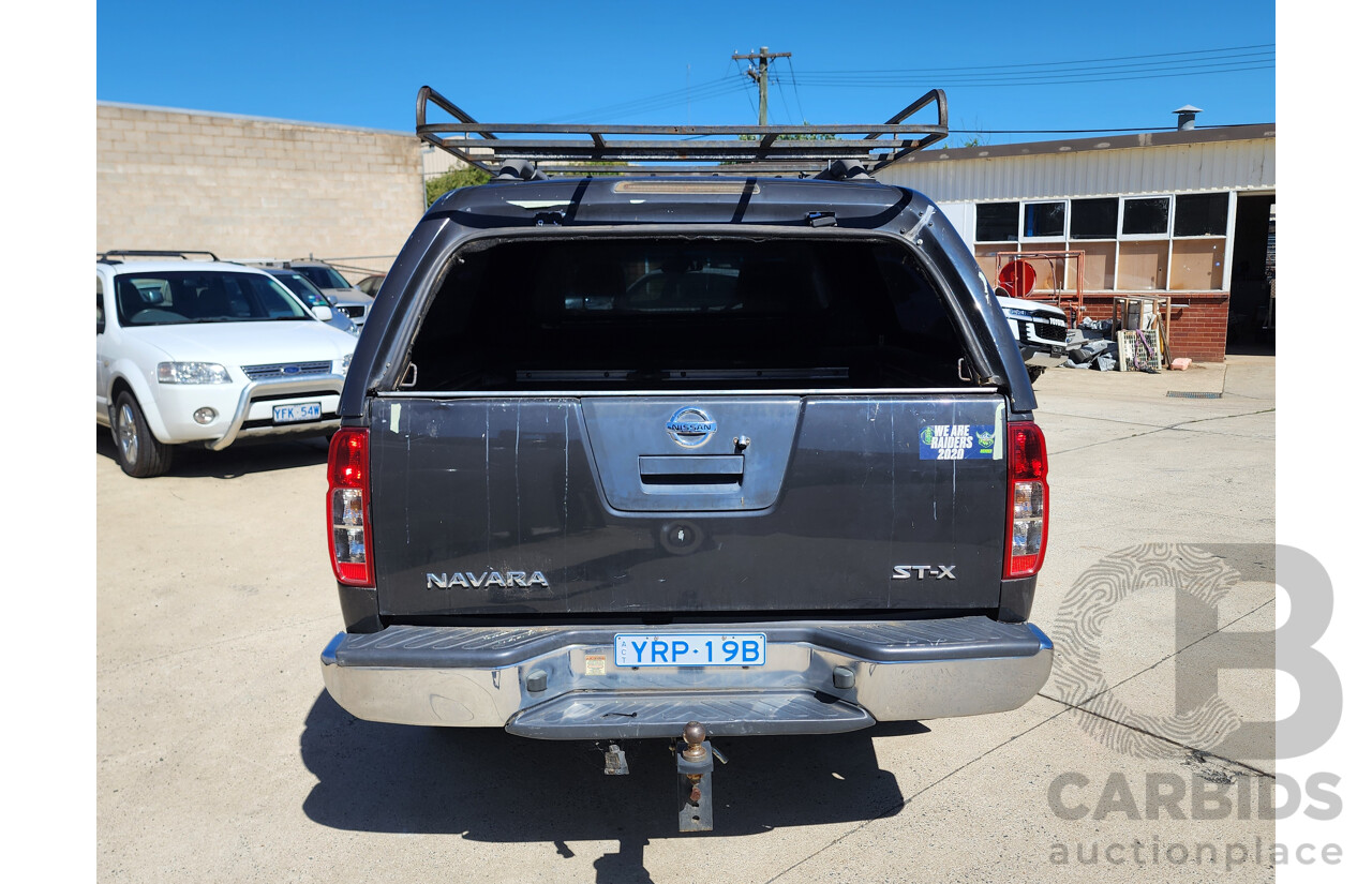 3/2009 Nissan Navara ST-X (4x4) D40 Dual Cab P/Up Grey 2.5L