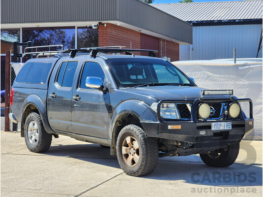 3/2009 Nissan Navara ST-X (4x4) D40 Dual Cab P/Up Grey 2.5L