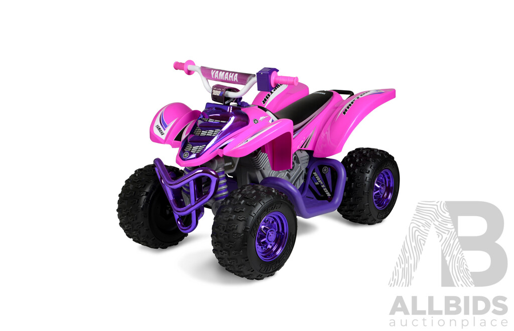 Yamaha 12 Volt Raptor ATV Ride on Girls Pink/Purple