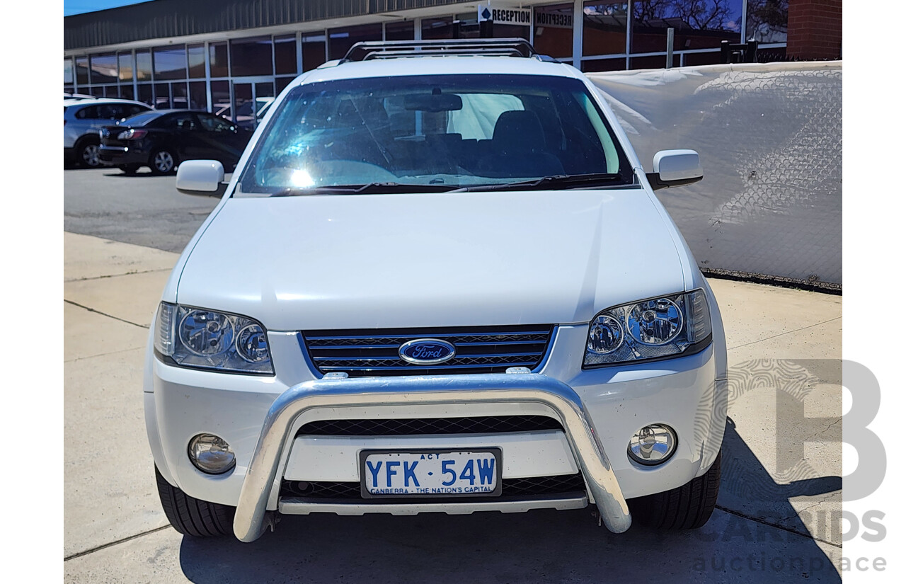 4/2008 Ford Territory GHIA (rwd) SY MY07 UPGRADE 4d Wagon White 4.0L