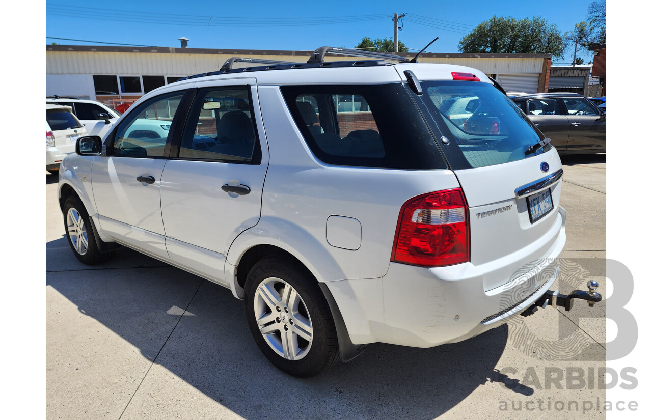 4/2008 Ford Territory GHIA (rwd) SY MY07 UPGRADE 4d Wagon White 4.0L