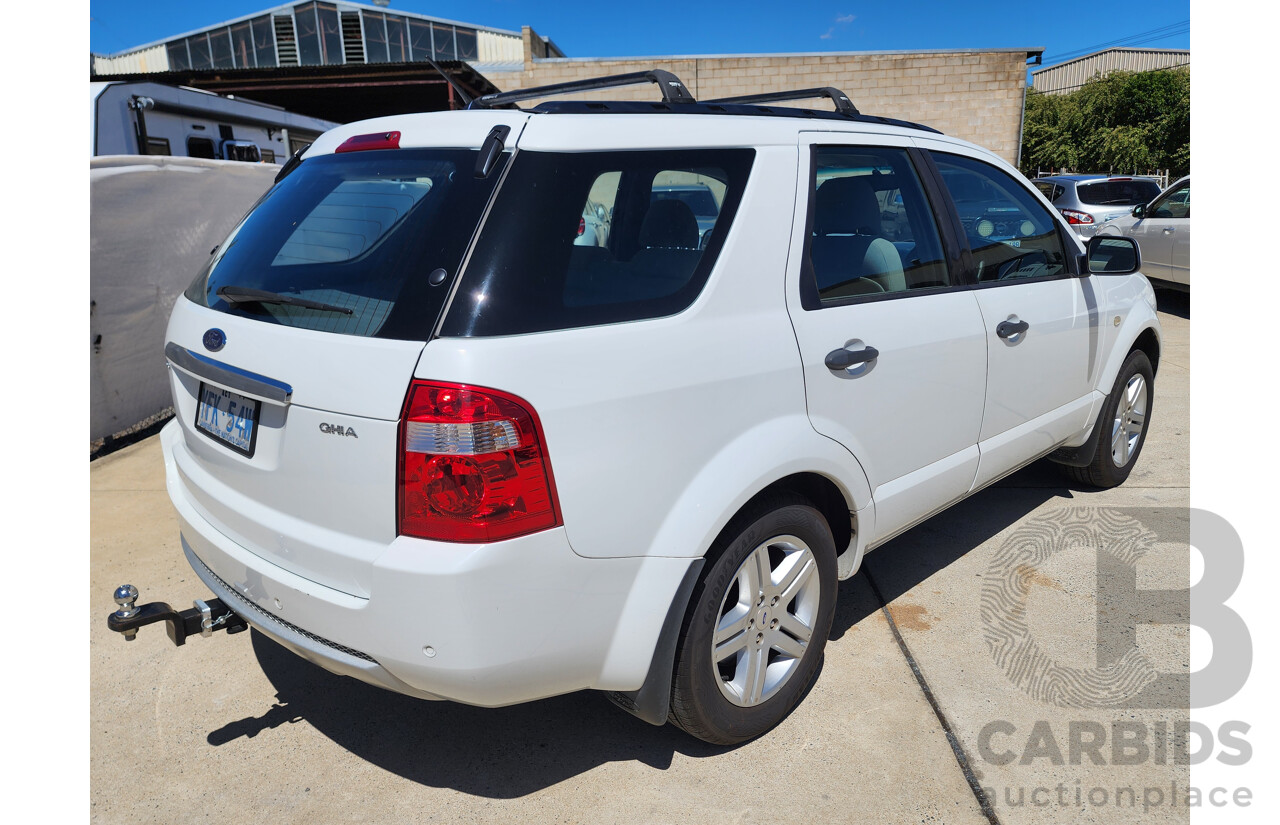 4/2008 Ford Territory GHIA (rwd) SY MY07 UPGRADE 4d Wagon White 4.0L