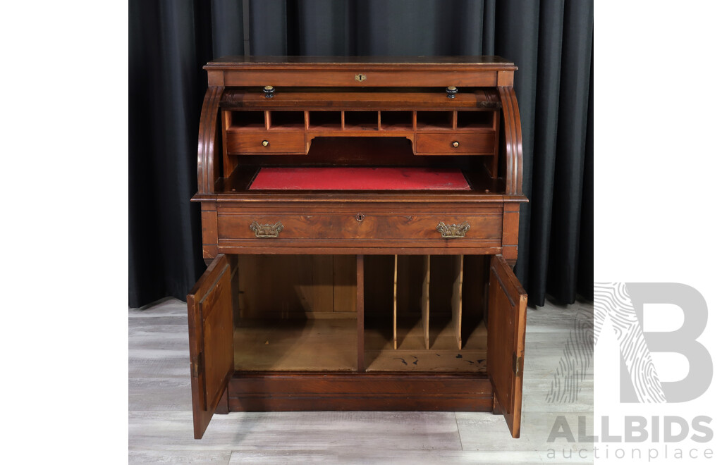 Reproduction Cylinder Desk