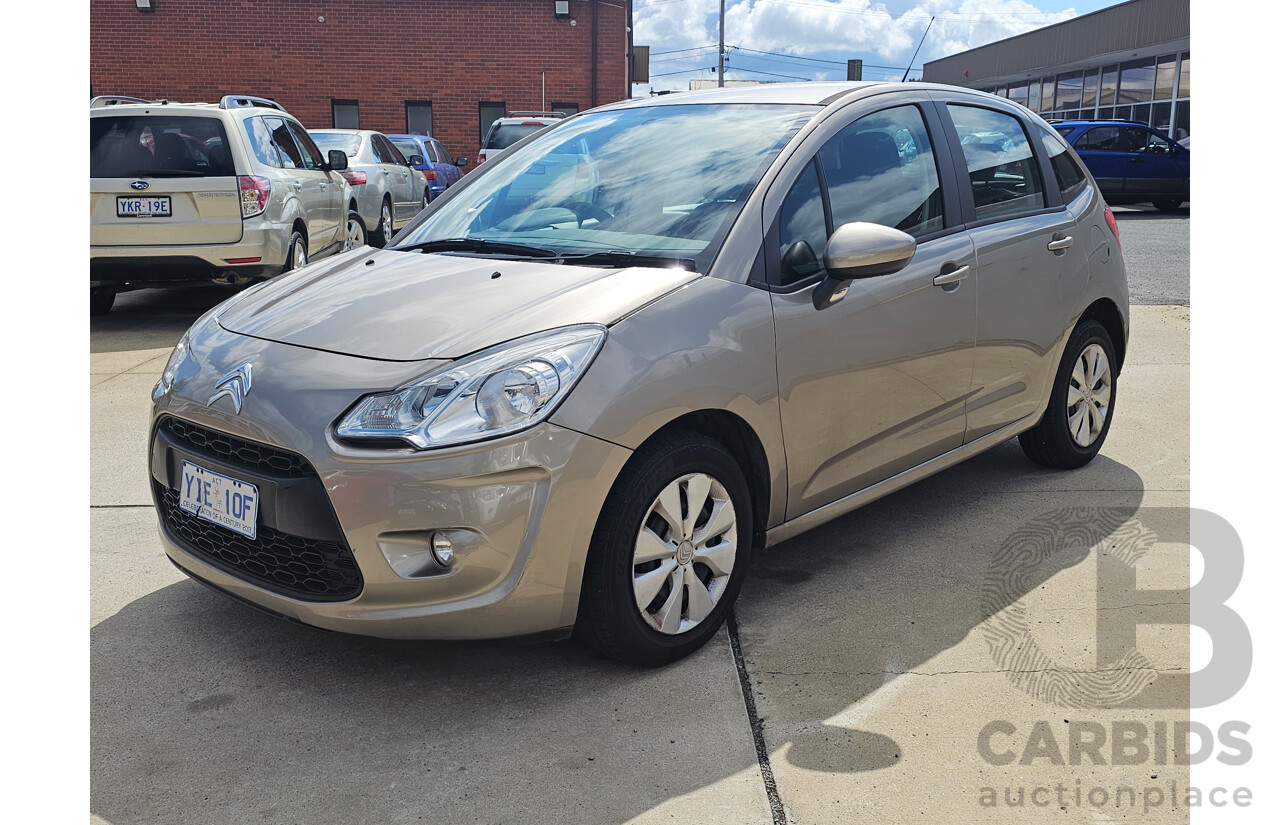 9/2011 Citroen C3 VTR+ A5 5d Hatchback Gold 1.6L