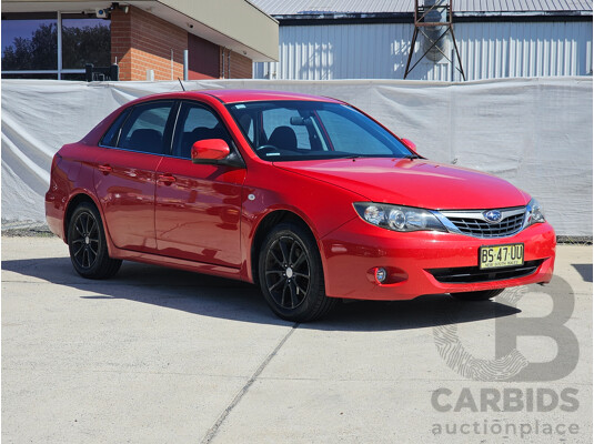 9/2008 Subaru Impreza R (awd) MY09 4d Sedan Red 2.0L