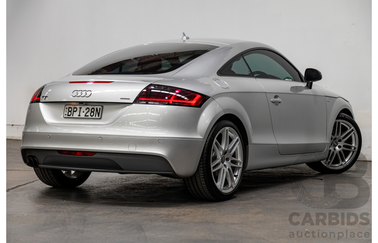 5/2010 Audi TT 2.0 TFSI Quattro (AWD) S-Line Pack 8J 2d Coupe Ice Silver Metallic Turbo 2.0L