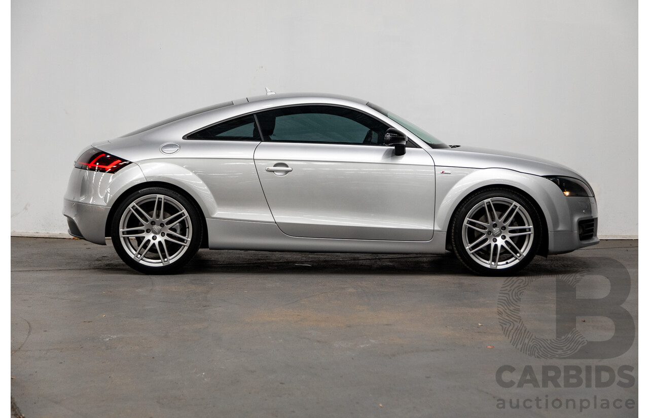 5/2010 Audi TT 2.0 TFSI Quattro (AWD) S-Line Pack 8J 2d Coupe Ice Silver Metallic Turbo 2.0L