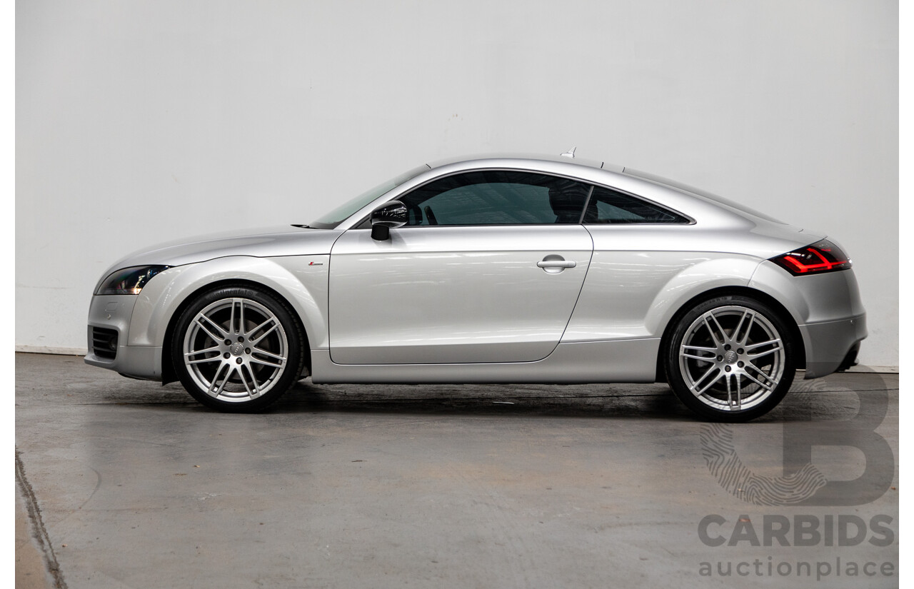 5/2010 Audi TT 2.0 TFSI Quattro (AWD) S-Line Pack 8J 2d Coupe Ice Silver Metallic Turbo 2.0L