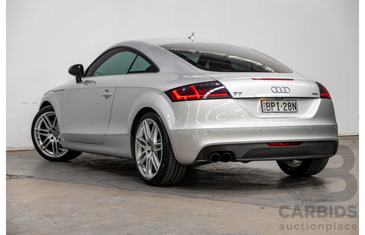 5/2010 Audi TT 2.0 TFSI Quattro (AWD) S-Line Pack 8J 2d Coupe Ice Silver Metallic Turbo 2.0L