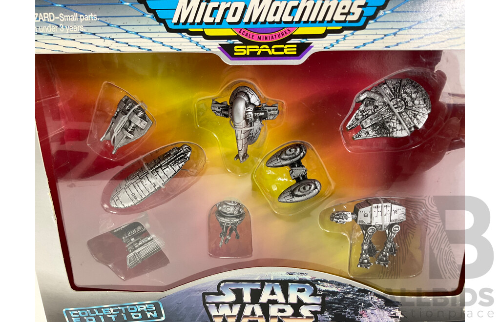 Vintage Micro Machines Star Wars Collectors Edition, Empire Strikes Back and Â New Hope, Both in Original Packaging