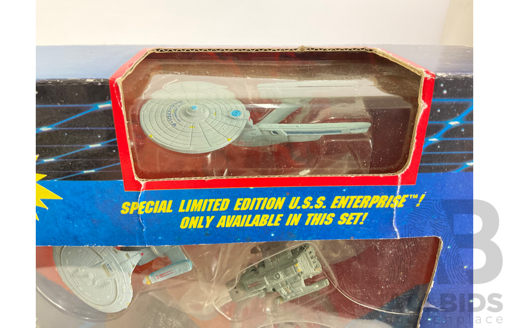 Two Vintage Micro Machines Star Trek Collectors Editions, Both in Original Packaging