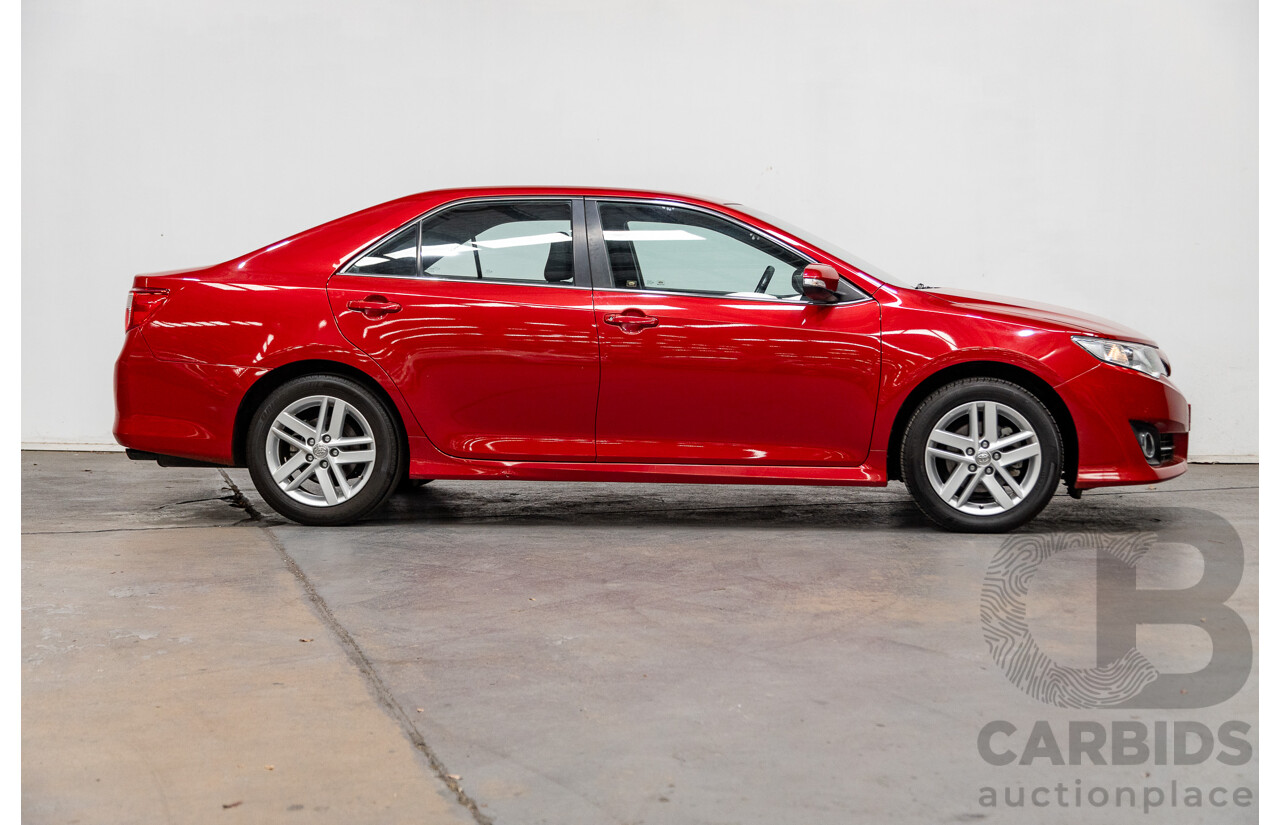 4/2013 Toyota Camry Atara S ASV50R 4d Sedan Wildfire Metallic Red 2.5L