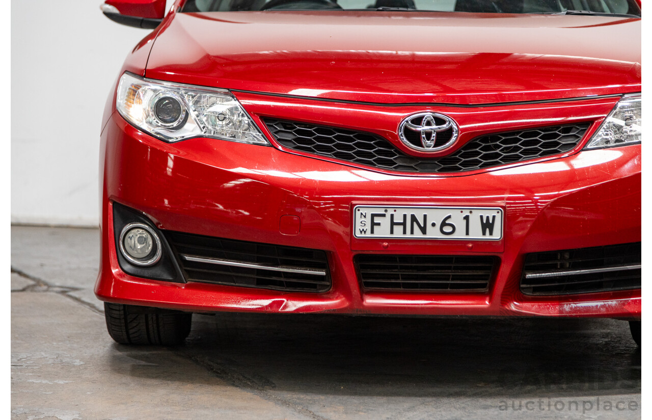 4/2013 Toyota Camry Atara S ASV50R 4d Sedan Wildfire Metallic Red 2.5L