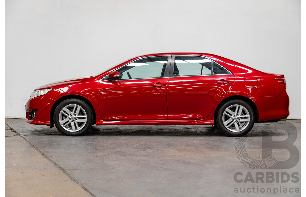 4/2013 Toyota Camry Atara S ASV50R 4d Sedan Wildfire Metallic Red 2.5L