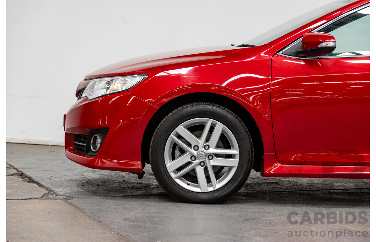 4/2013 Toyota Camry Atara S ASV50R 4d Sedan Wildfire Metallic Red 2.5L