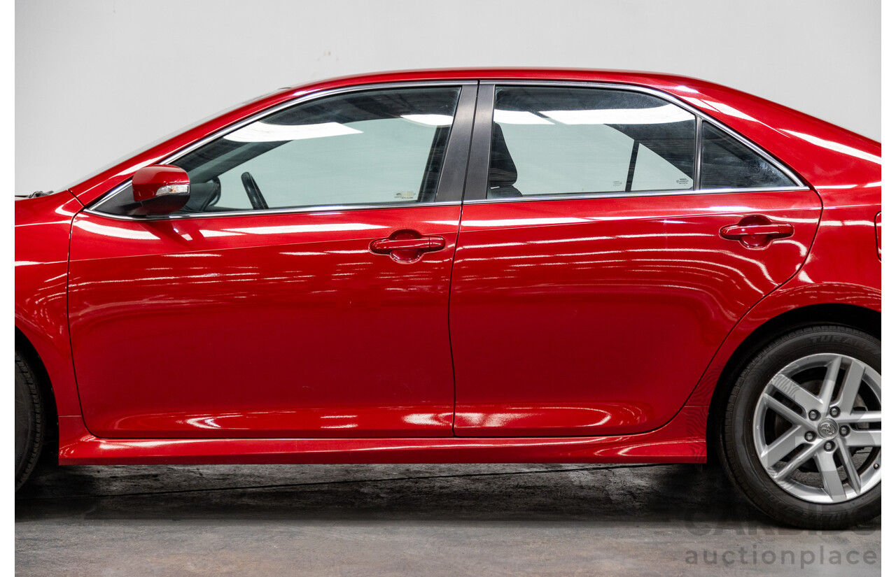 4/2013 Toyota Camry Atara S ASV50R 4d Sedan Wildfire Metallic Red 2.5L