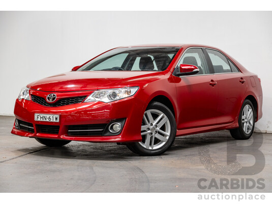 4/2013 Toyota Camry Atara S ASV50R 4d Sedan Wildfire Metallic Red 2.5L