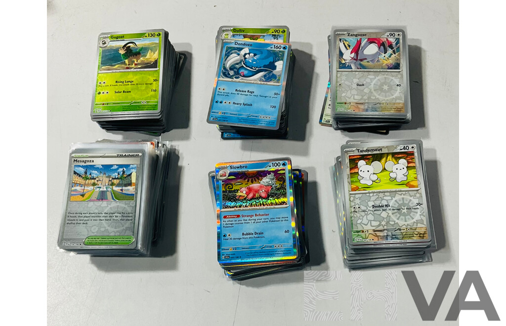 Large Collection of Mostly Foil Pokemon TCG Cards From Scarlet & Violet