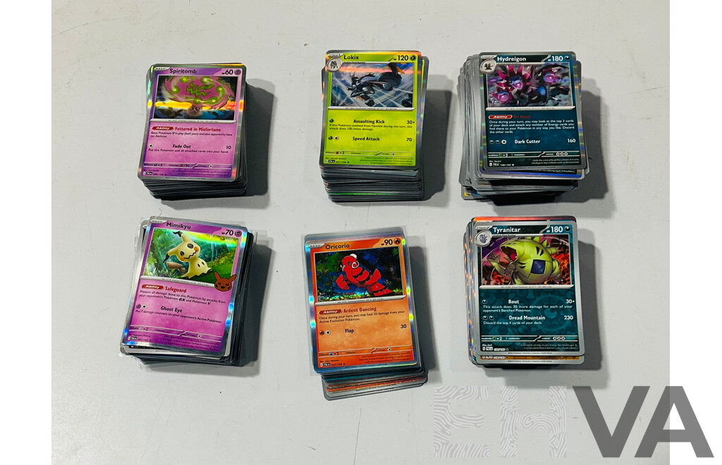 Large Collection of Mostly Foil Pokemon TCG Cards From Scarlet & Violet: Paldea Evolved