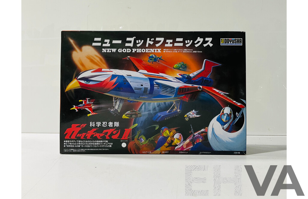 Science Ninja Team Gatchaman New God Phoenix Model Kit by Doyusha Unbuilt in Original Box