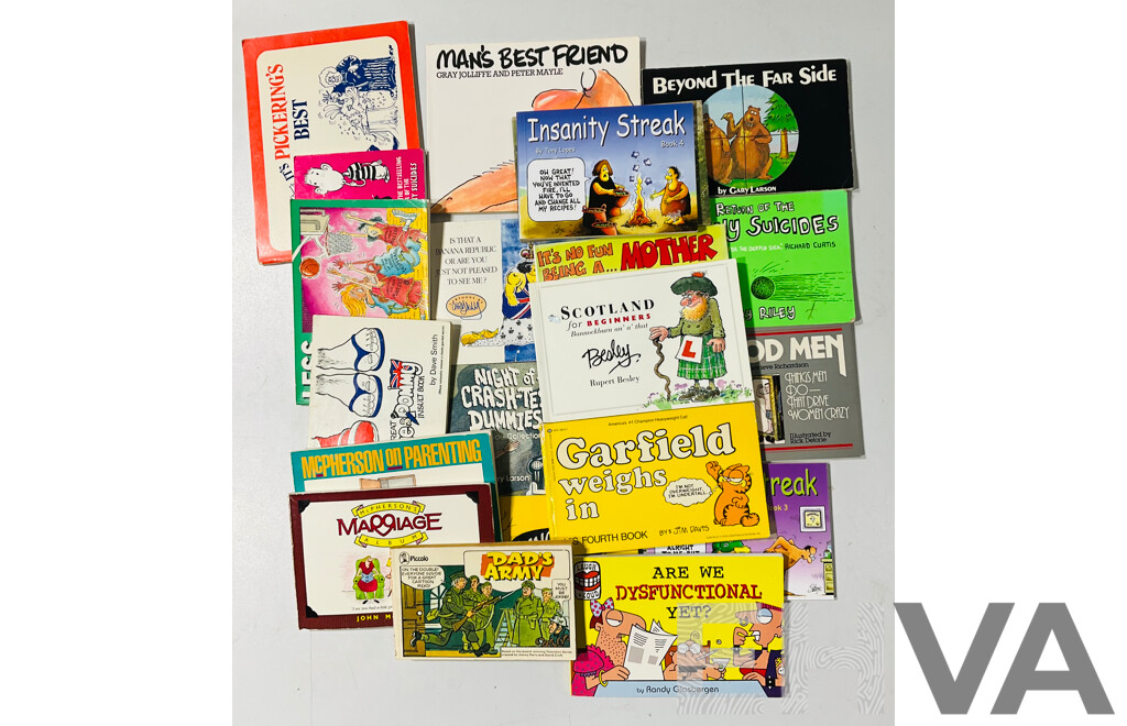 Collection of Comics and Cartoons Including Beyond the Far Side, Garfield Weighs in and More