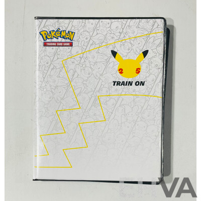 Collection of Oversized and Foil Pokemon TCG Cards Including Pikachu Vmax, Morpeko Vunion, Oversized Reshiram and Charizard Tag Team GX, Oversized Kingdra EX and Much More