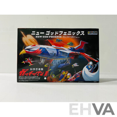 Science Ninja Team Gatchaman New God Phoenix Model Kit by Doyusha Unbuilt in Original Box