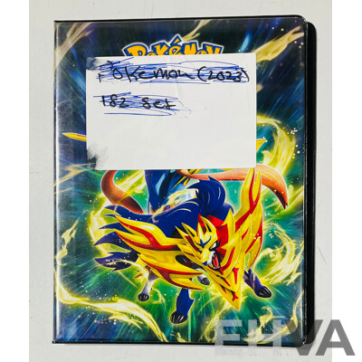 Collection of Mostly Foil Pokémon TCG Singles in Binder Including Several EX Pokémon and V Pokémon Such as Rayquaza V, Gardevoir EX, Iron Valiant EX and Many More