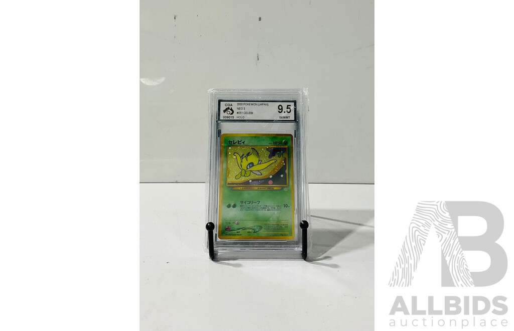 Pokémon TCG 2000 Awakening Legends Celebi Promo #251 Graded 9.5