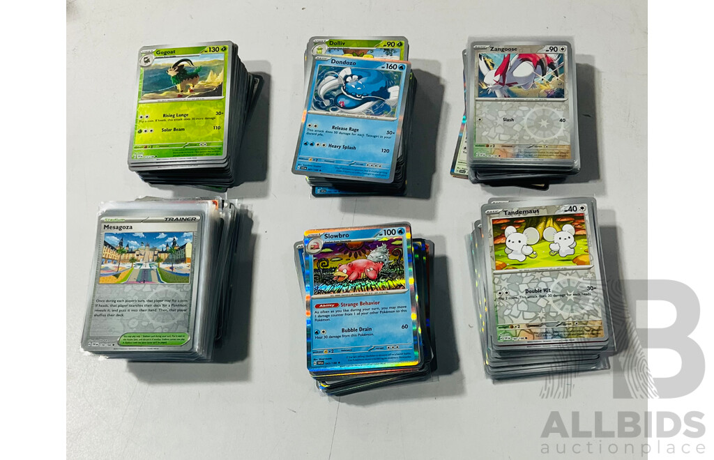 Large Collection of Mostly Foil Pokemon TCG Cards From Scarlet & Violet