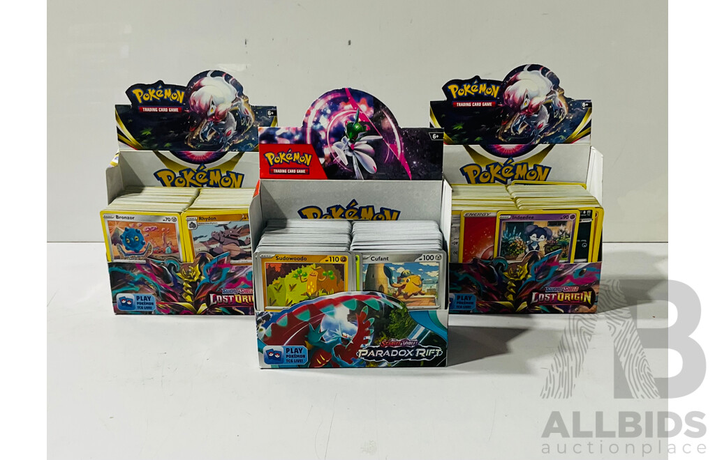 Large Collection of Pokemon TCG Cards From Several Sets Largely From the Sword and Shield Series