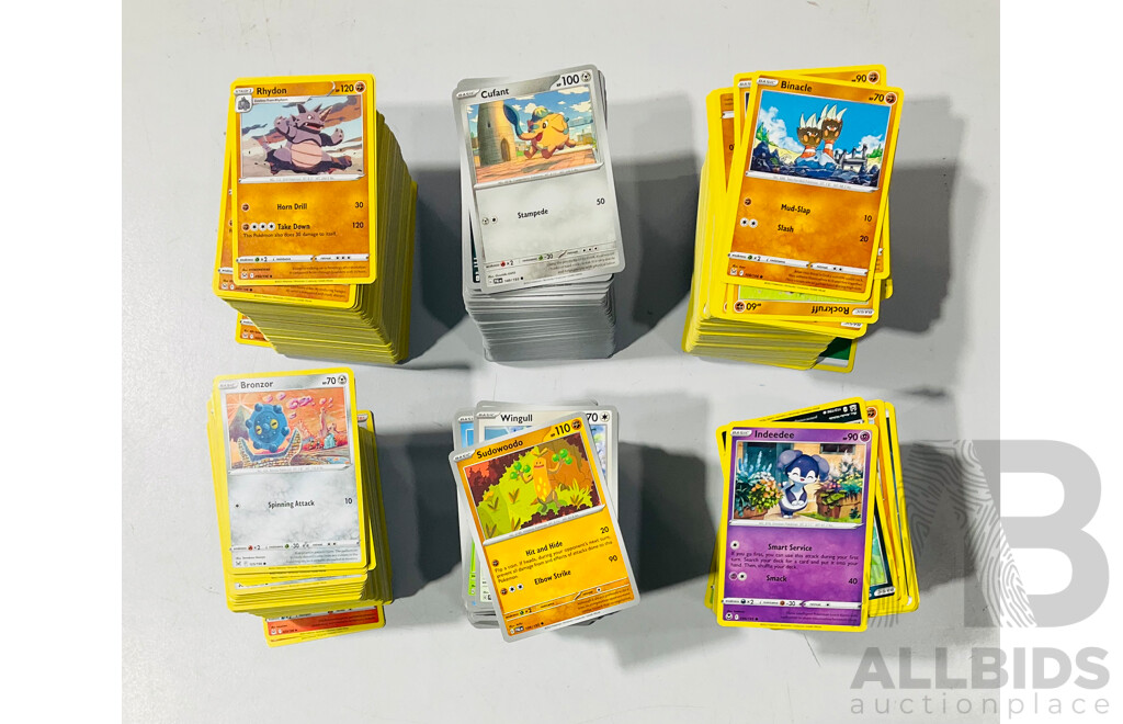 Large Collection of Pokemon TCG Cards From Several Sets Largely From the Sword and Shield Series