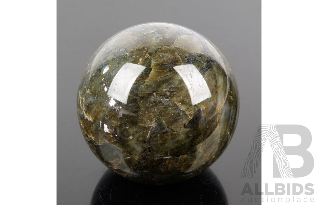 Polished Semi Precious Labradorite Crystal Sphere