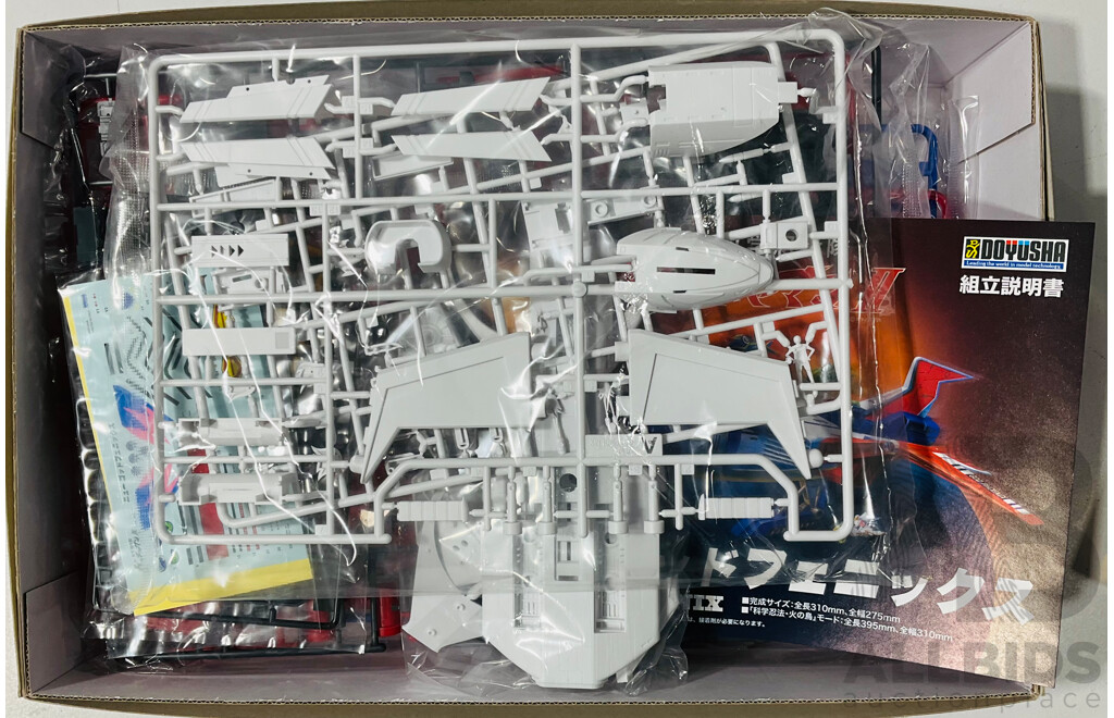 Science Ninja Team Gatchaman New God Phoenix Model Kit by Doyusha Unbuilt in Original Box