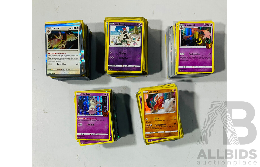 Large Collection of Pokémon Tag Cards From Several Sets Including Some Foils
