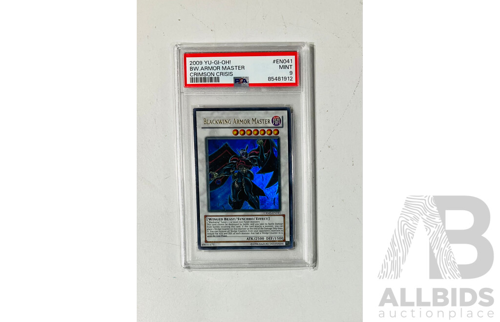Collection of Foil Yu-Gi-Oh Cards Including Seven Graded Cards