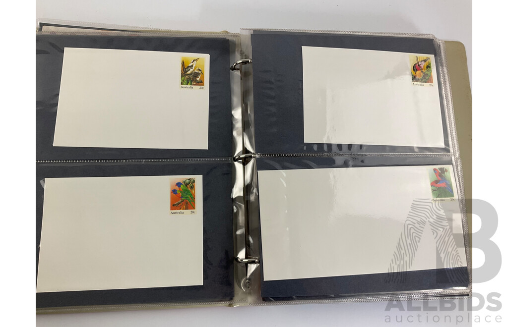 Album of 1980's Australian, PNG, Antarctic Territory First Day Covers and Stamp Packs Including Junior Stamp Review Pamphlets 1980-1982