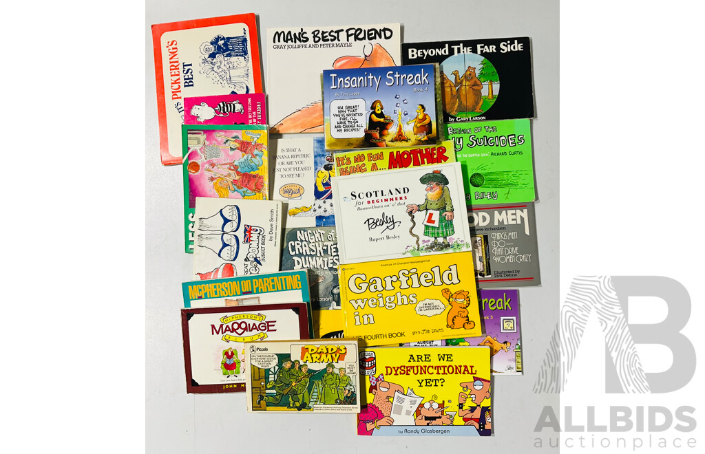 Collection of Comics and Cartoons Including Beyond the Far Side, Garfield Weighs in and More