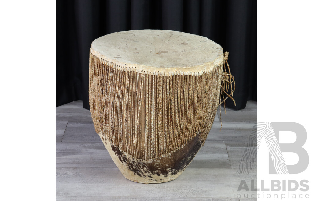 Large African Pelt Hand Drum