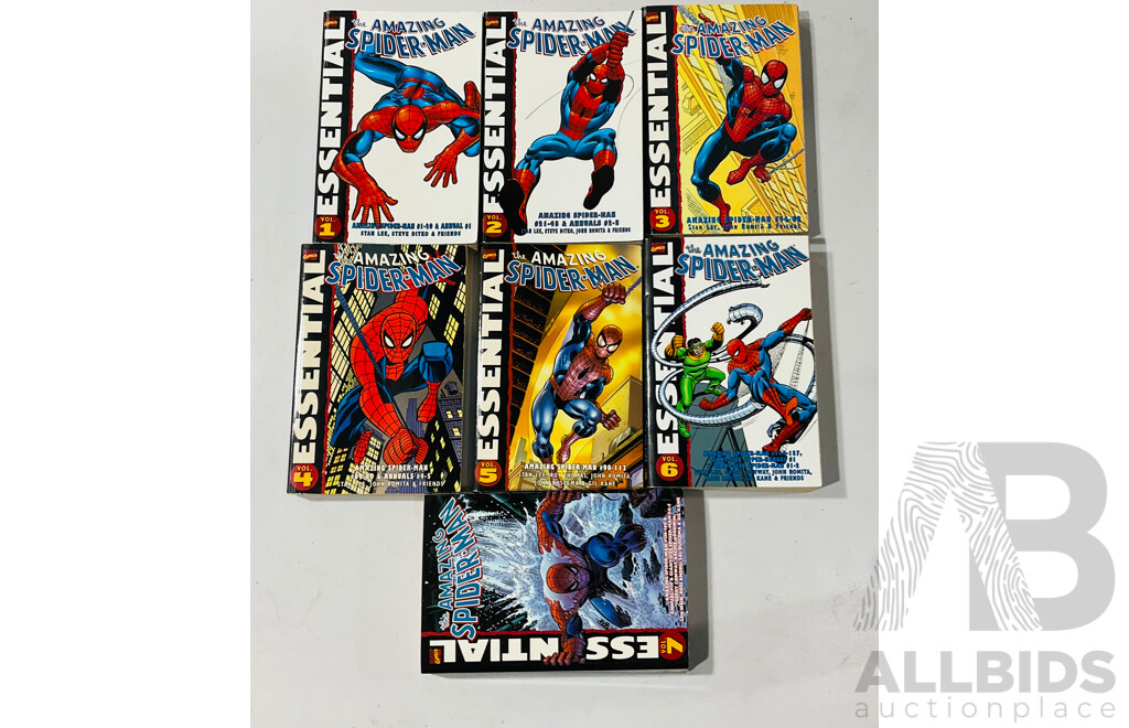 Marvel Comics Essential Spider-Man Volumes 1-7